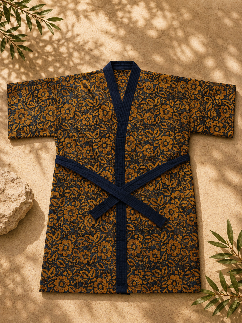 Kimono Oro e Indaco